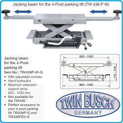 Крик канален 2t, хидравличен мостов подемник, за паркинг система на Twin Busch, TW436P-W-G.