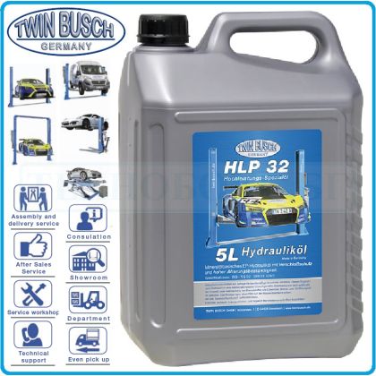 Масло за подемници, 5L EP-Hydraulic Oil минерално, хидравлично, Twin Busch HLP32.
