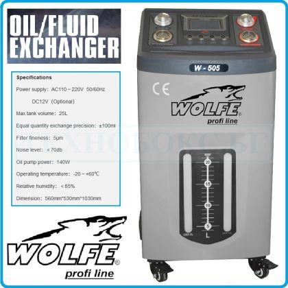 ATF - машина за смяна на масла от автоматични скоростни кутии, 25L, Wolfe, W-505.