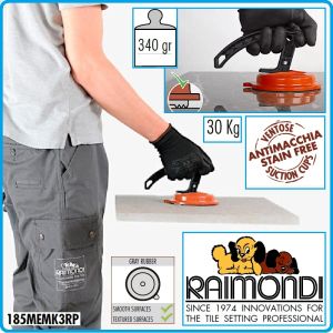 Вакуум за плочи, единична вендуза, лапа, Ø112mm, 30kg, Raimondi, 185MEMK3RP.