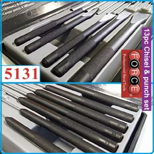 Секачи, пробои и избивачи к-т 13 части, 10-22mm, Ø2-4mm, център 4x185mm, Force, 5131.