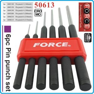 Избивачи цилиндрични к-т 6 части, за щифтове, Ø2x140mmL - Ø8x215mmL, DIN6450, Force, 50613.