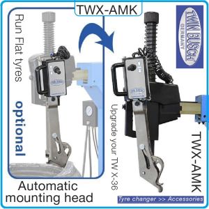 Автоматична глава за TWX-36, за монтаж и демонтаж на гуми Run Flat к-т, Twin Busch, TWX-AMK.