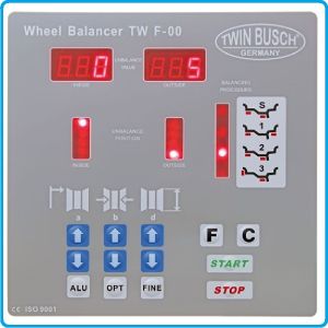 2в1, Баланс и демонтаж машини за гуми, к-т 10"-24″, 230V-400V - 1.1kW, полуавтоматични, Twin Busch, TWF-00 + TWX-11.