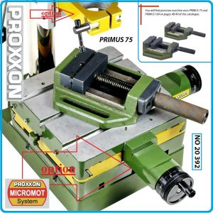 Менгеме машинно с лята основа, челюсти 75mm, захват 65mm PRIMUS 75, Proxxon, 20392.