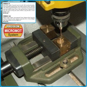 Менгеме машинно с лята основа, челюсти 75mm, захват 65mm PRIMUS 75, Proxxon, 20392.