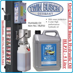 Масло за подемници, 5L EP-Hydraulic Oil минерално, хидравлично, Twin Busch HLP32.