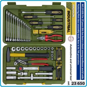 Инструменти к-т, 1/2", 8-24mm, гедоре 60ч, звездогаечни 6-19mm, клещи и отвертки,  PROXXON, 23650.