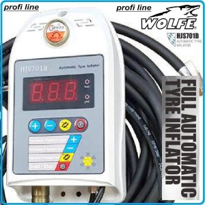 Инфлатор, прецизен уред за помпане на гуми, 10Bar, 230V, 10m, Wolfe, WJS701B.
