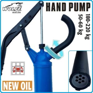 Помпа полипропилен, ръчна, за вода, масла, горива, 350ml, PP, Wolfe, HG1029