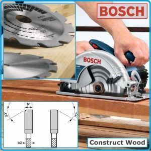 Диск, за циркуляр, Construct Wood, 190x30x2.6 mm, x 12 зъба, Bosch