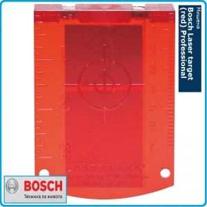 Лазерна мишена, за лазерни нивелири, Laser target (red), Bosch, Professional