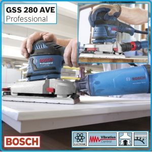 Виброшлайф, ръчен, 350W, 226x114mm, GSS 280 AVE, Professional, Bosch