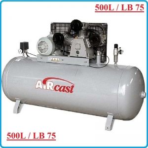 Компресор, Бутален, 500L, 880 L/min, 10Bar, AirCast, F500.LB75