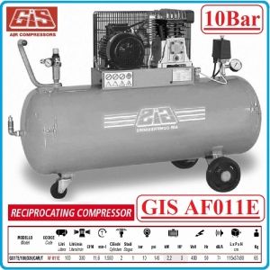 Компресор, Бутален, 100L, 330L/min, 10Bar, GIS, AF 011E