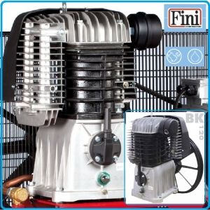 Компресор, Бутален, 500L, 1080 L/min, 10Bar, Fini, BK120-500F-10