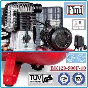 Компресор, Бутален, 500L, 1080 L/min, 10Bar, Fini, BK120-500F-10
