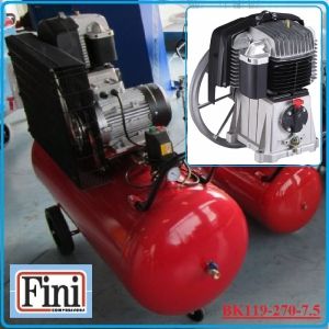 Компресор, Бутален, 270L, 840 L/min, 10Bar, Fini, BK119-270-7.5