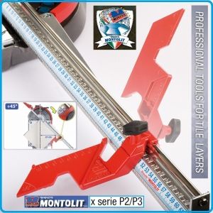 Ъгъл, за линеал, оразмерен, за машини P2 и P3, 65x180mm, Montolit, 428P2