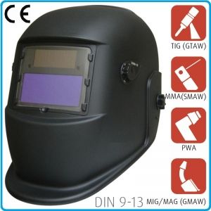 Шлем заваръчен, фотосоларен автоматичен, DIN9-13, Focus Weld, 998E