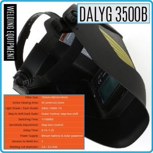 Шлем заваръчен, фотосоларен автоматичен, DIN4-13, Daewoo, 3500B