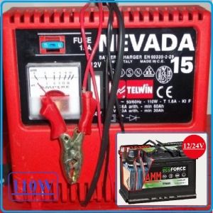 Зарядно устройство, за акумулатори, 12-24V, 30-115Ah, Telwin, NEVADA 15