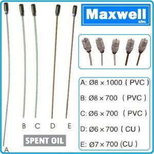 Сонди за масло, щеки за шприц, с конектори, к-т, Ø6-8mm, 0.7-1m, Maxwell