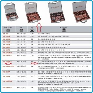 Замби, професионални, от 3 до 30мм, 18ч, к-т, JLB330PACC, Boehm