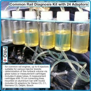 Комплект за диагностика, на 6 Common Rail дюзи, 32 части, BGS, 8102