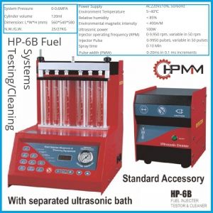 Стенд за горивни инжектори, 6.2Bar, чистене и диагностика, HP-6B, HPMM