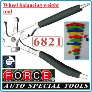 Клещи / чук, за баланс тежести на джанти / гуми, 245mm, Force, 6821