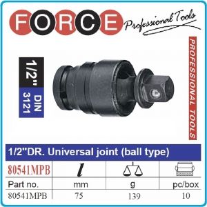 Кардан ударен, 12.5mm, усилен със сачма, 1/2"(F)x1/2"(M), Force, 80541MPB
