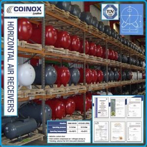 Ресивър - резервоар за сгъстен въздух от 100 до 500 литра, 11Bar, Coinox