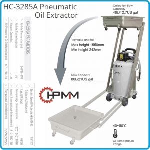 Вана за източване на масла и шприц, 6.5l/min, 48/80l, за камиони, HPMM, HC-3285A