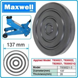 Подложка каучукова, пета за крик, Ø137mm, h20mm, Maxwell, T830021-3