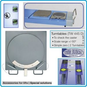 Плочи въртящи к-т 2бр, за стенд за геометрия на ходова част, Twin Busch, TW 445-D