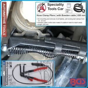 Клещи за скоби с жило 630mm, специални за водни съединения, 18-54mm, Kraftmann, 467
