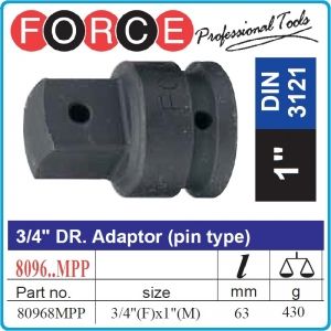 Адаптор с щифт ударен, Преход усилен, 3/4"(F)x1"(M), Force, 80968MPP