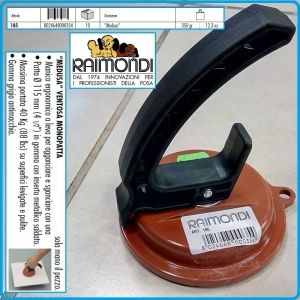 Вакуум за плочи, дръжка, вендуза, лапа, Ø115mm, 40kg, Raimondi, MEDUSA 185