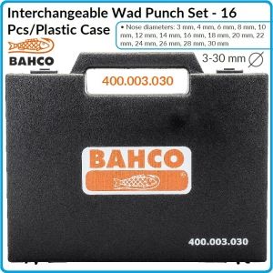 Замби, професионални, от 3 до 30мм, 16ч, к-т, BAHCO, 400.003.030