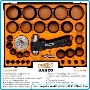 Замби, професионални, от 2 до 50мм, 32ч, к-т, BAHCO, 400.002.050