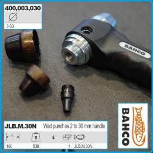 Замби, професионални, от 3 до 30мм, 16ч, к-т, BAHCO, 400.003.030