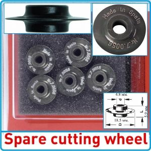 Ролка за тръборез, за неръждаеми тръби, Ø4.8/18.5x5.9mm, INOX, R70056D