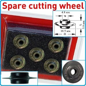 Ролка за тръборез, за неръждаеми тръби, Ø4.8/18.5x5.9mm, INOX, R70056D