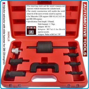 Скоба за дюзи с чук, 350mm, за Common Rail инжектори, к-т 8бр, Force, 909G5