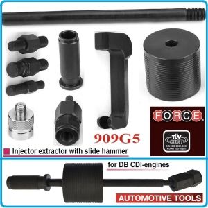 Скоба за дюзи с чук, 350mm, за Common Rail инжектори, к-т 8бр, Force, 909G5