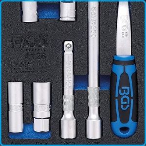 Модул с инструменти 1/3, вложка за количка, 27бр к-т Pro Torque® от 8-32mm на 12.5mm - 1/2", BGS, 4126