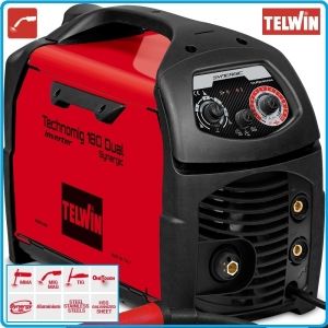 Телоподаващ апарат, CO2, 230V, 170А, за MIG-MAG/MMA/TIG, Telwin, TECHNOMIG 180, 816075.