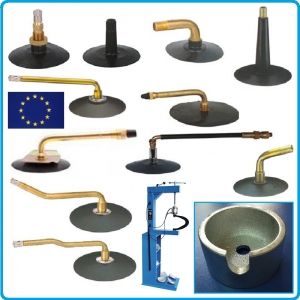 Калъп за вентили, универсален за вулканизираща машина, Ø17x95mm, h50mm, EU, 30806
