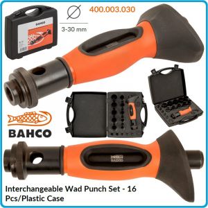 Замби, професионални, от 3 до 30мм, 16ч, к-т, BAHCO, 400.003.030